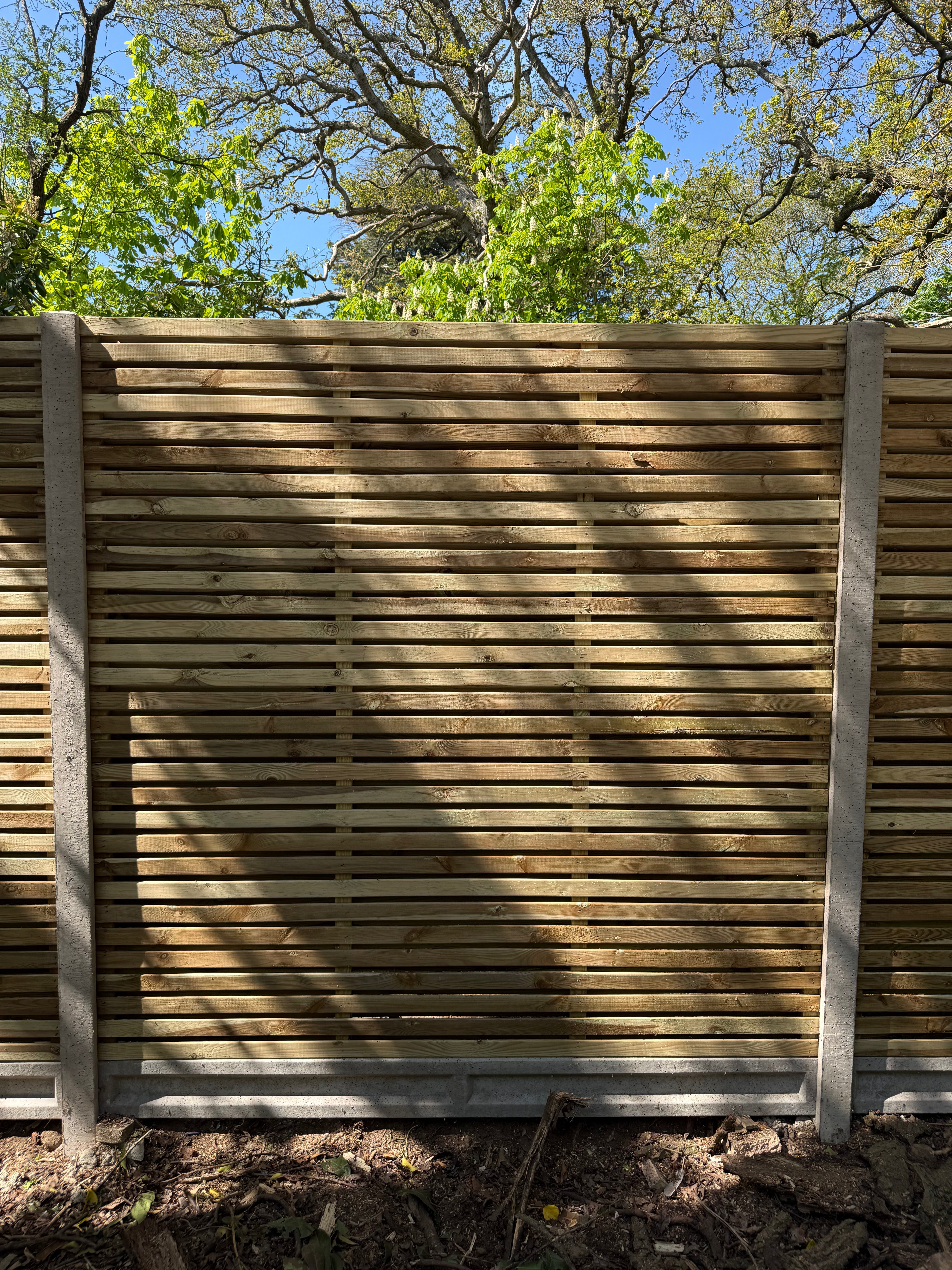 Double Slatted Panel