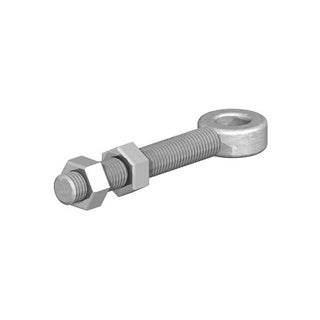 ADJUSTABLE GATE EYE/2 NUT/SHK 20MMDIA - grb-fencing