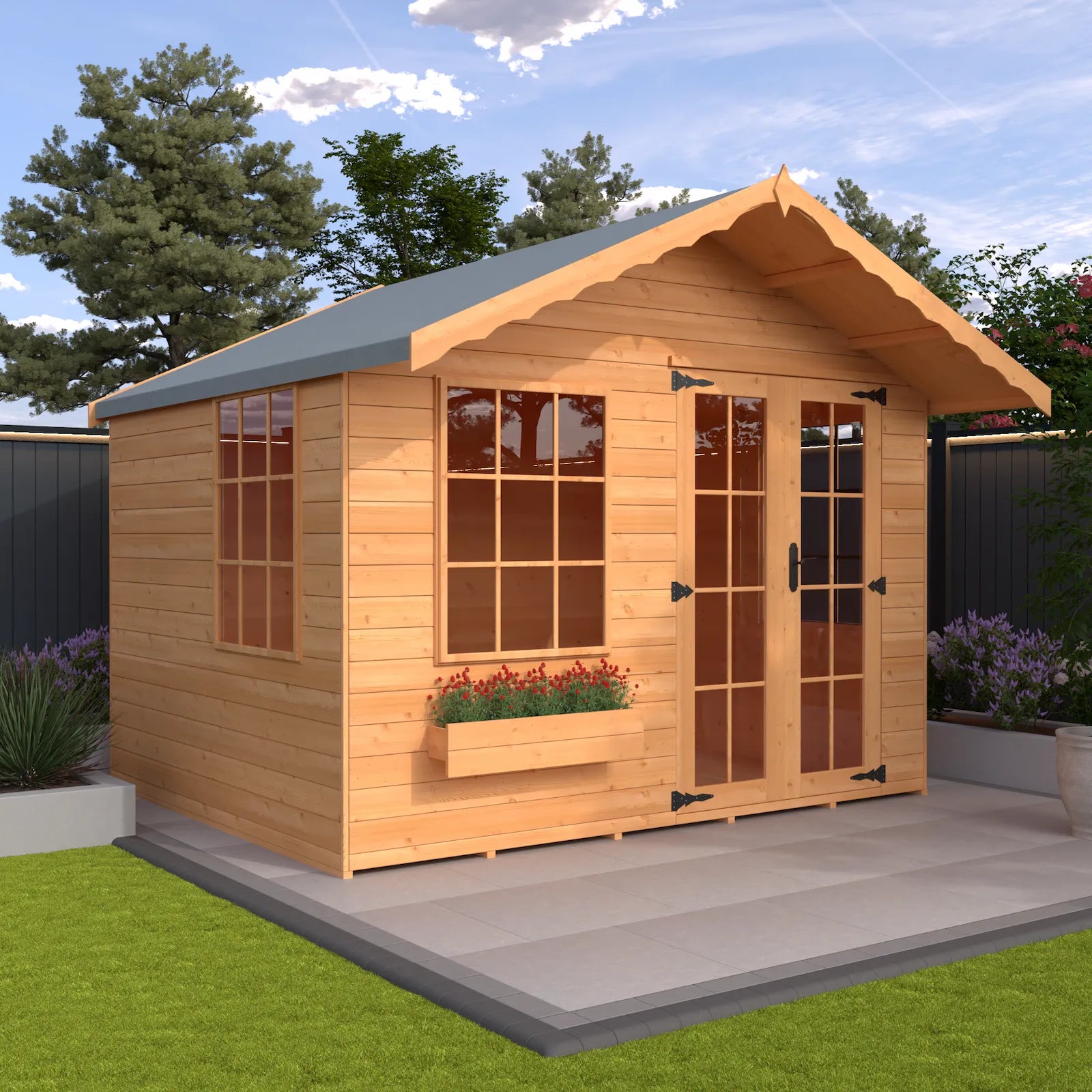 Cotswold Summerhouse - Georgian Offset Door 1012