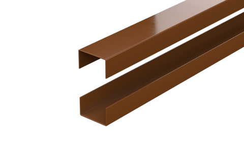 DuraPost® RAILS FOR URBAN SLATTED COMPOSITE PANEL (PK2)