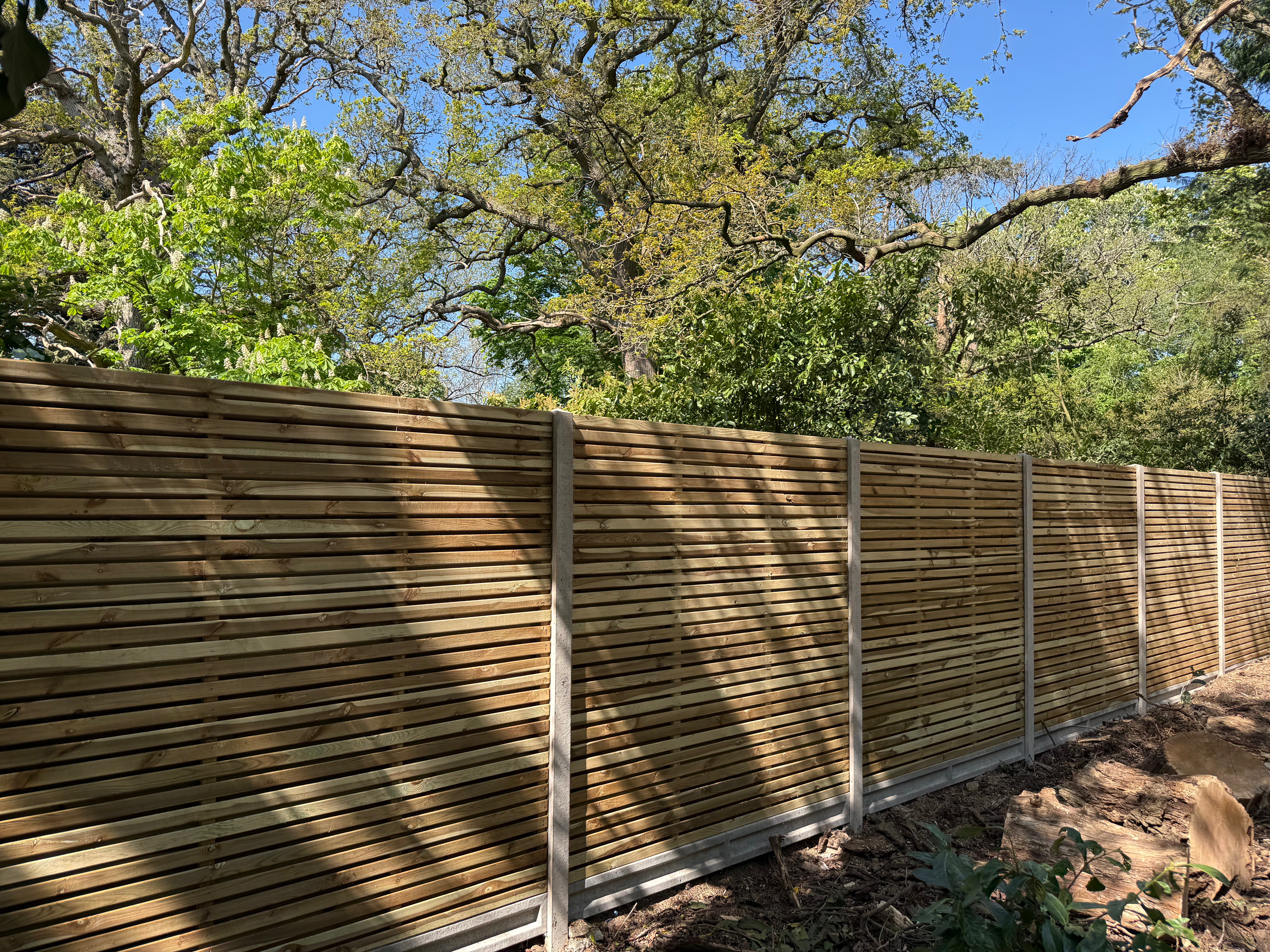 Double Slatted Panel
