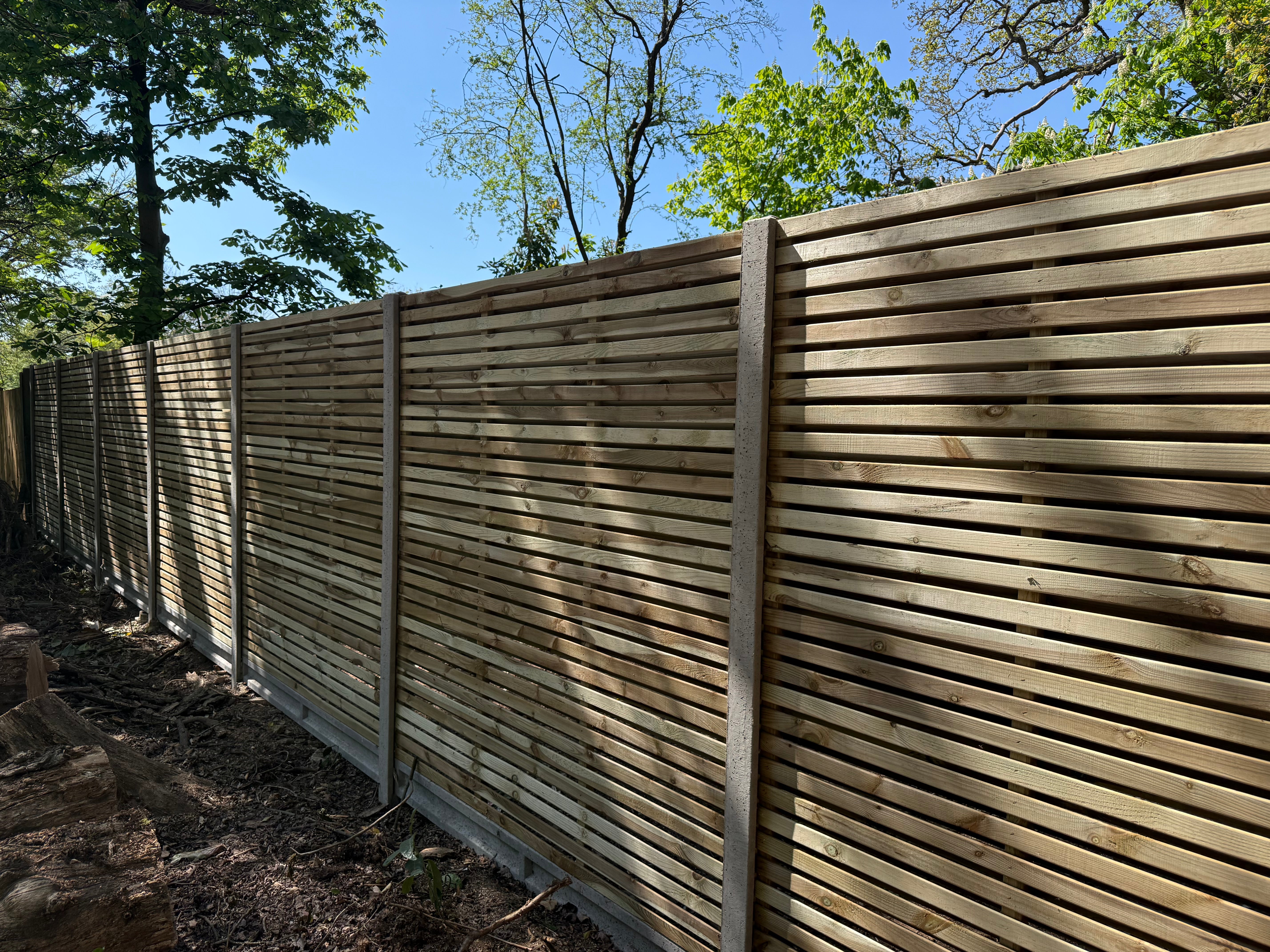 Double Slatted Panel