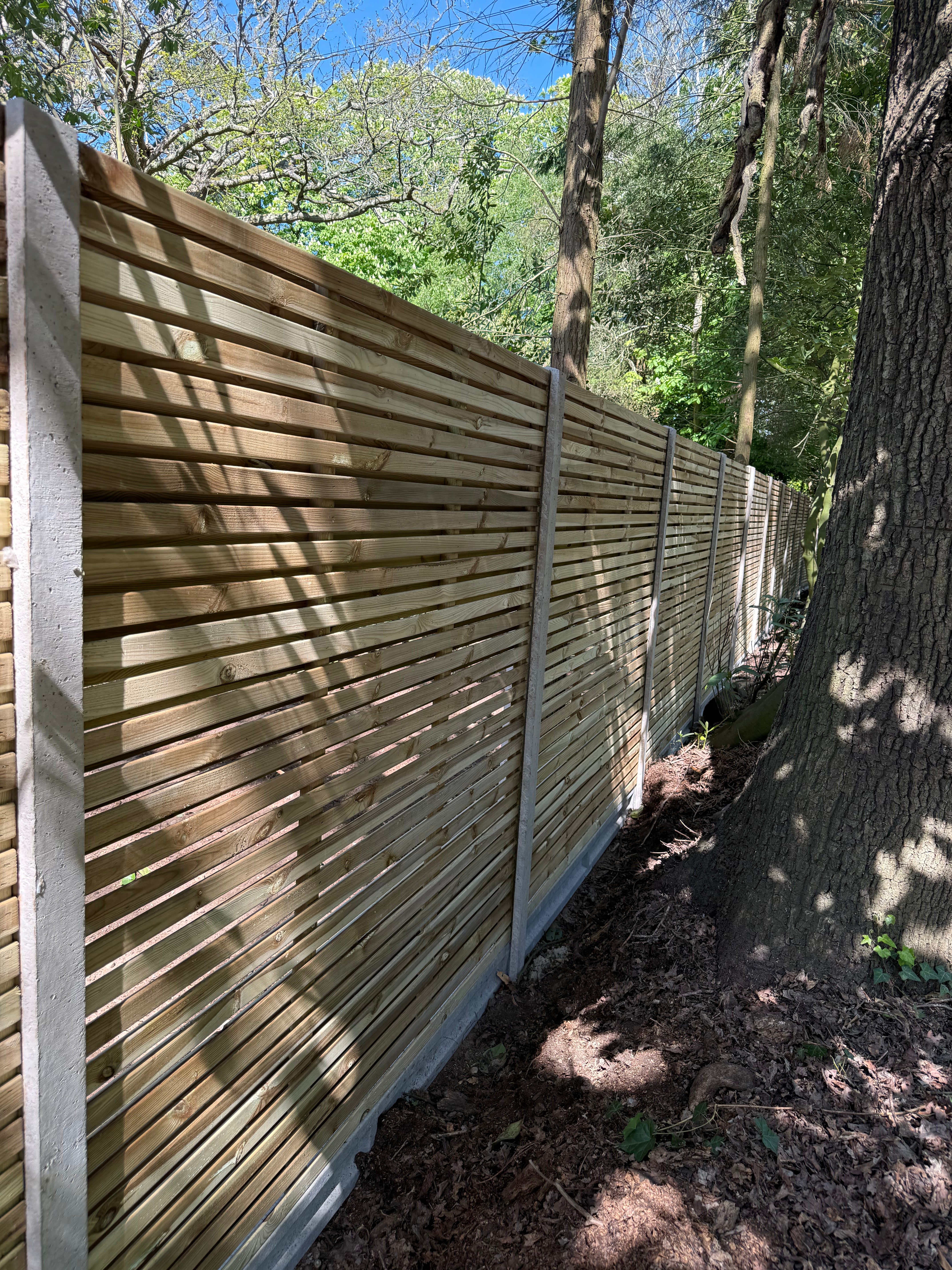 Double Slatted Panel
