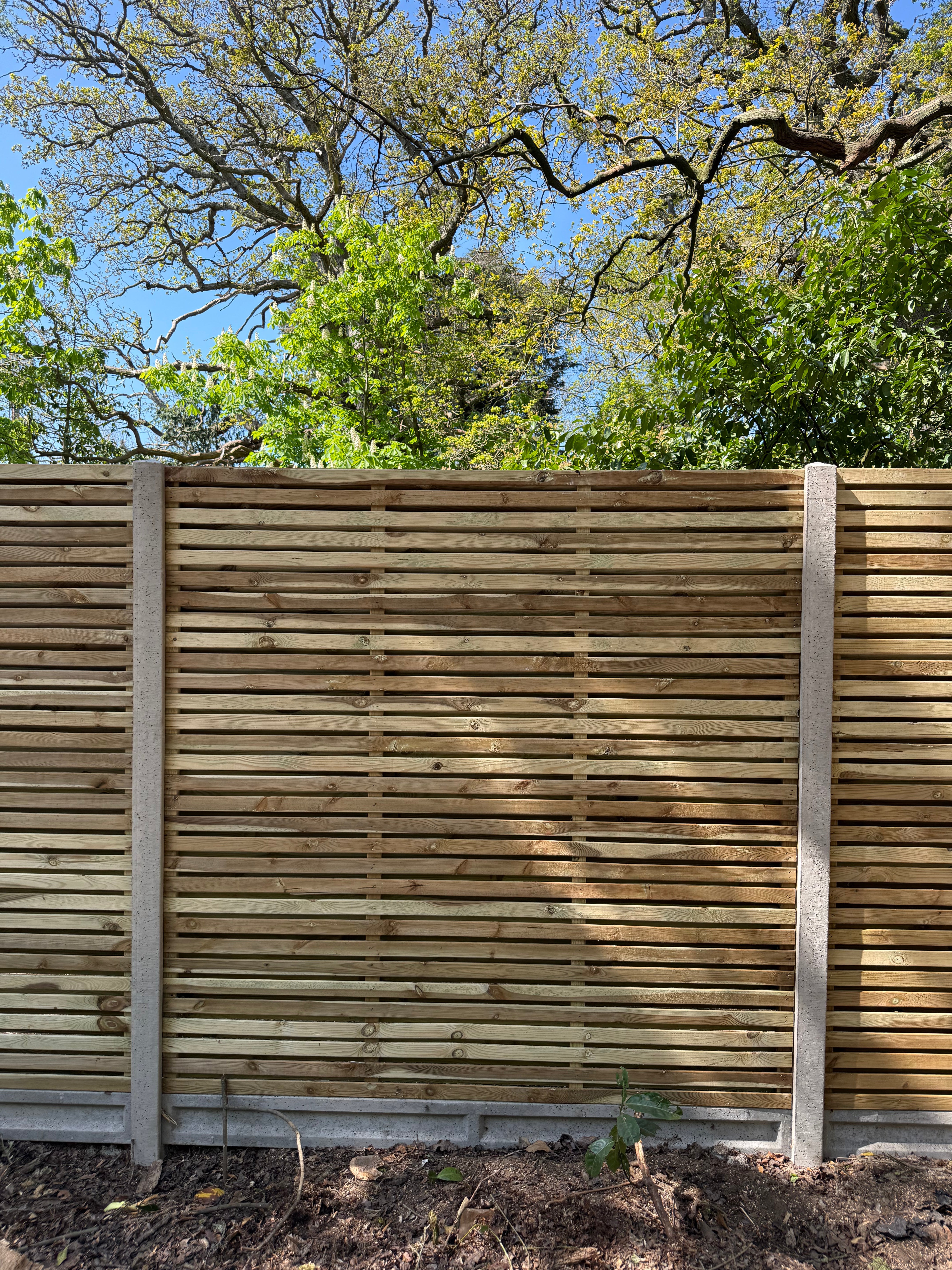 Double Slatted Panel