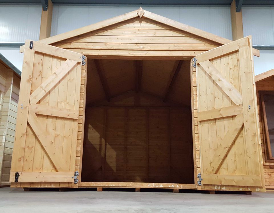 Major Apex Shed Double Door 1208