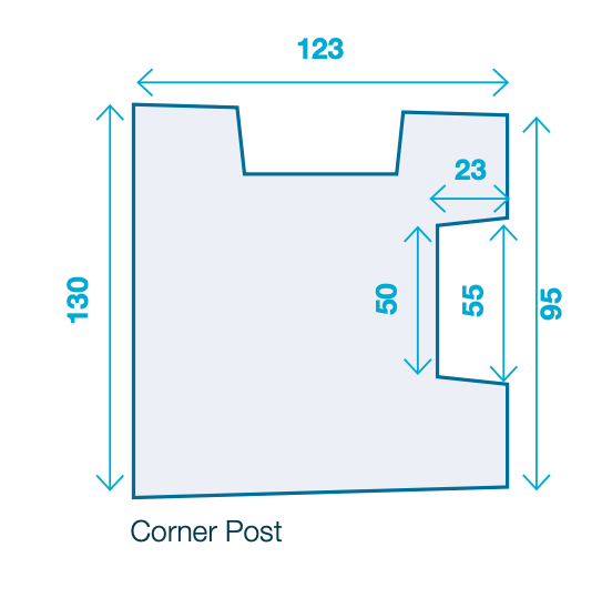 Slotted Posts - Corners