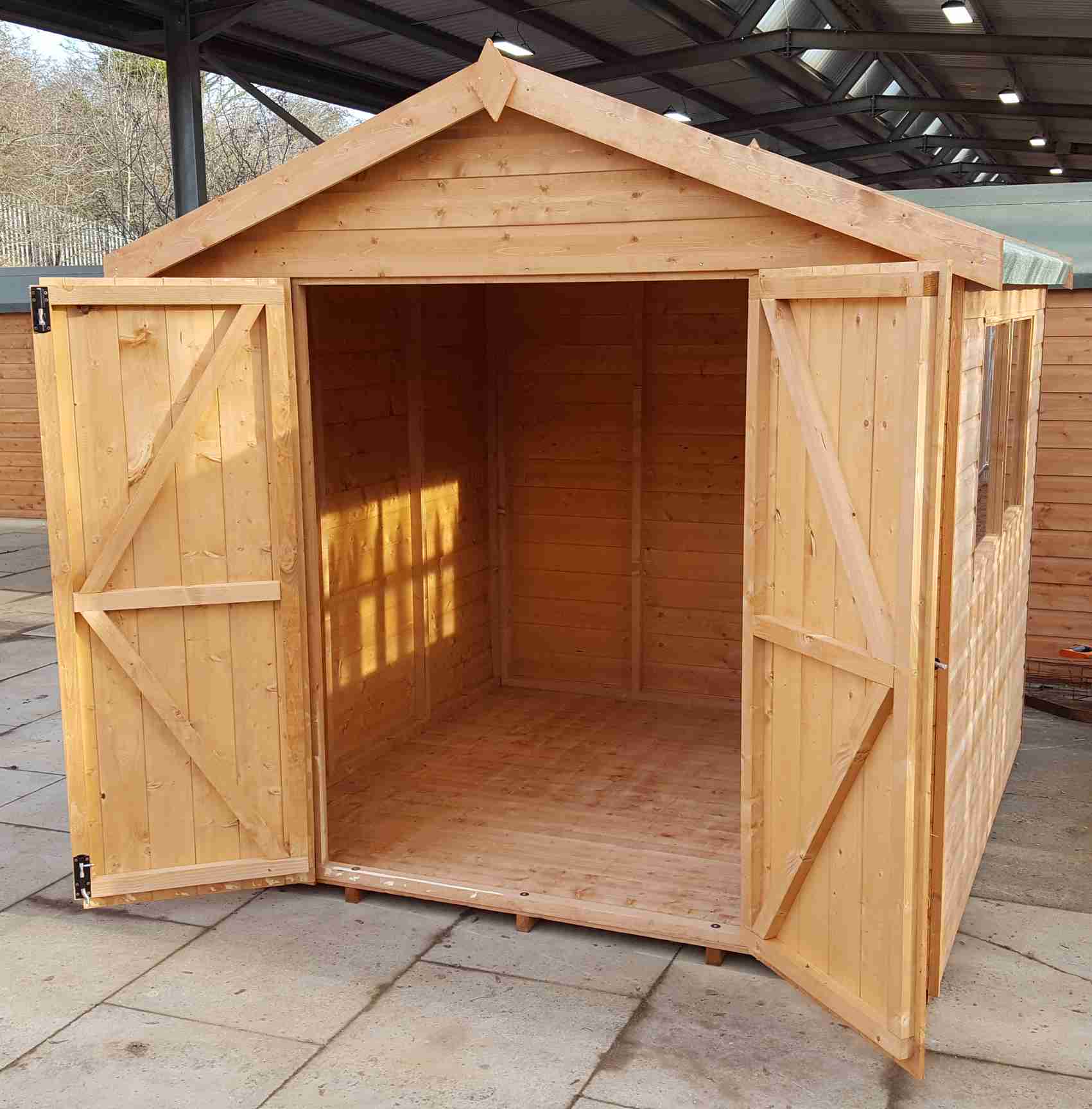x 2.1M Surrey Double Door Apex Shed 707