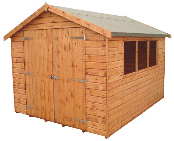 Warwick Apex Shed Double Door 1208