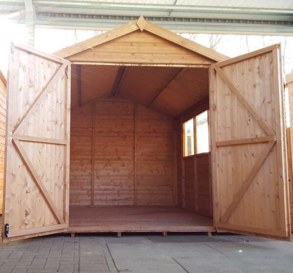 Warwick Apex Shed Double Door 1208
